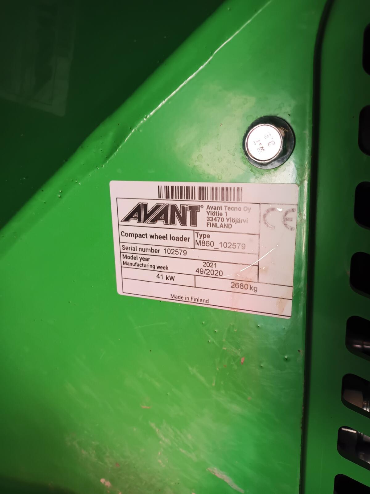 Avant 860i Multifunktionslader 1