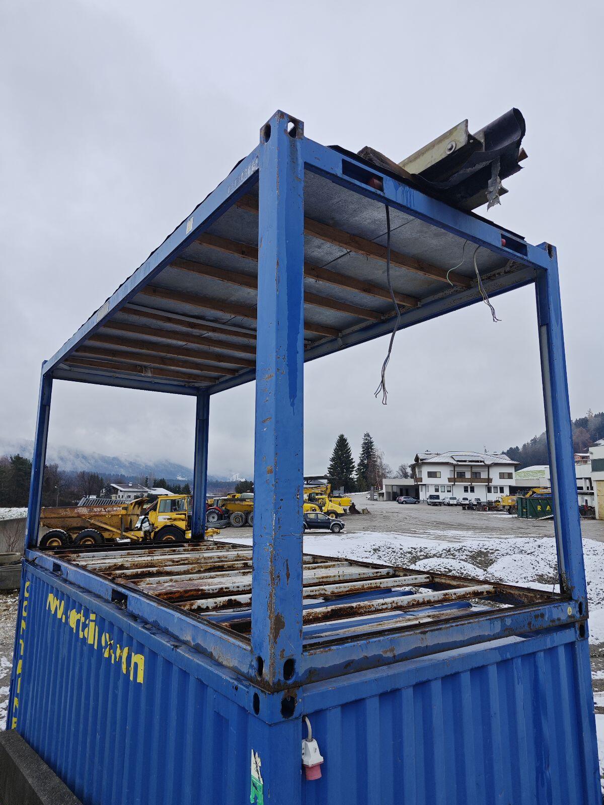 Container-Überdachung 1