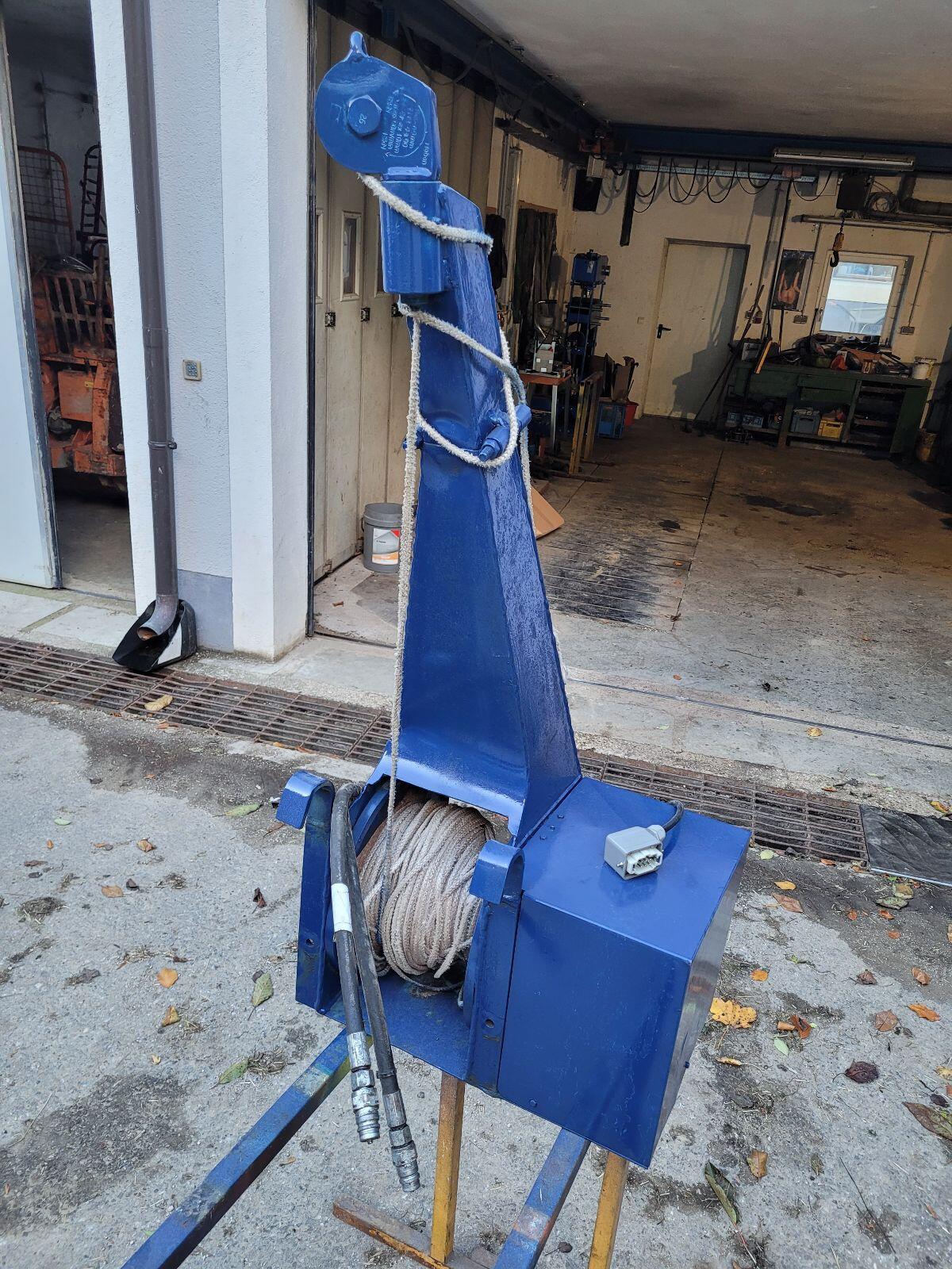 Hilfswinde mit Dynemaseil 1