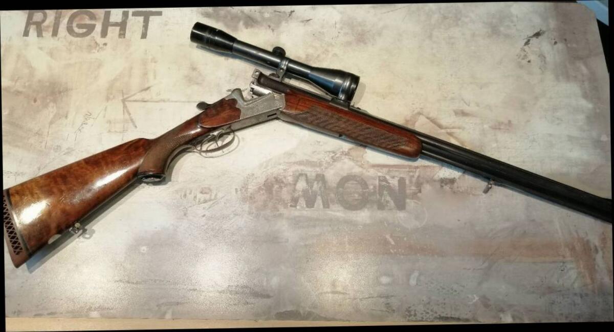 Ferlacher Bockbüchsflinte mit Stahlschrotbeschuss 2