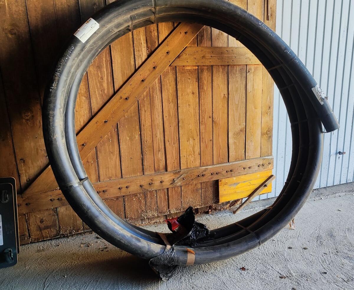 Fernwärmeleitung Doppelrohr 1" 1