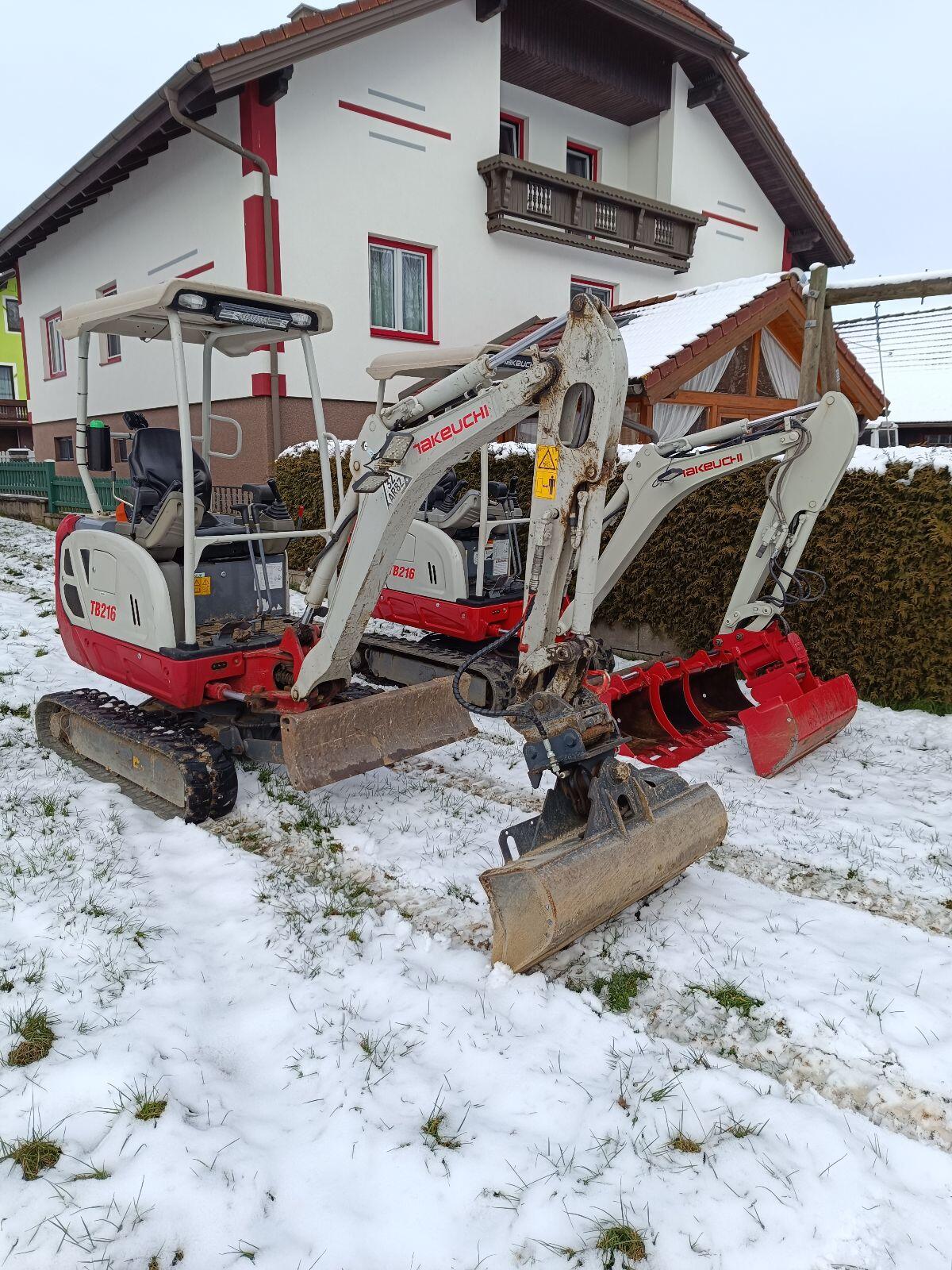 Minibagger Takeuchi TB216 2