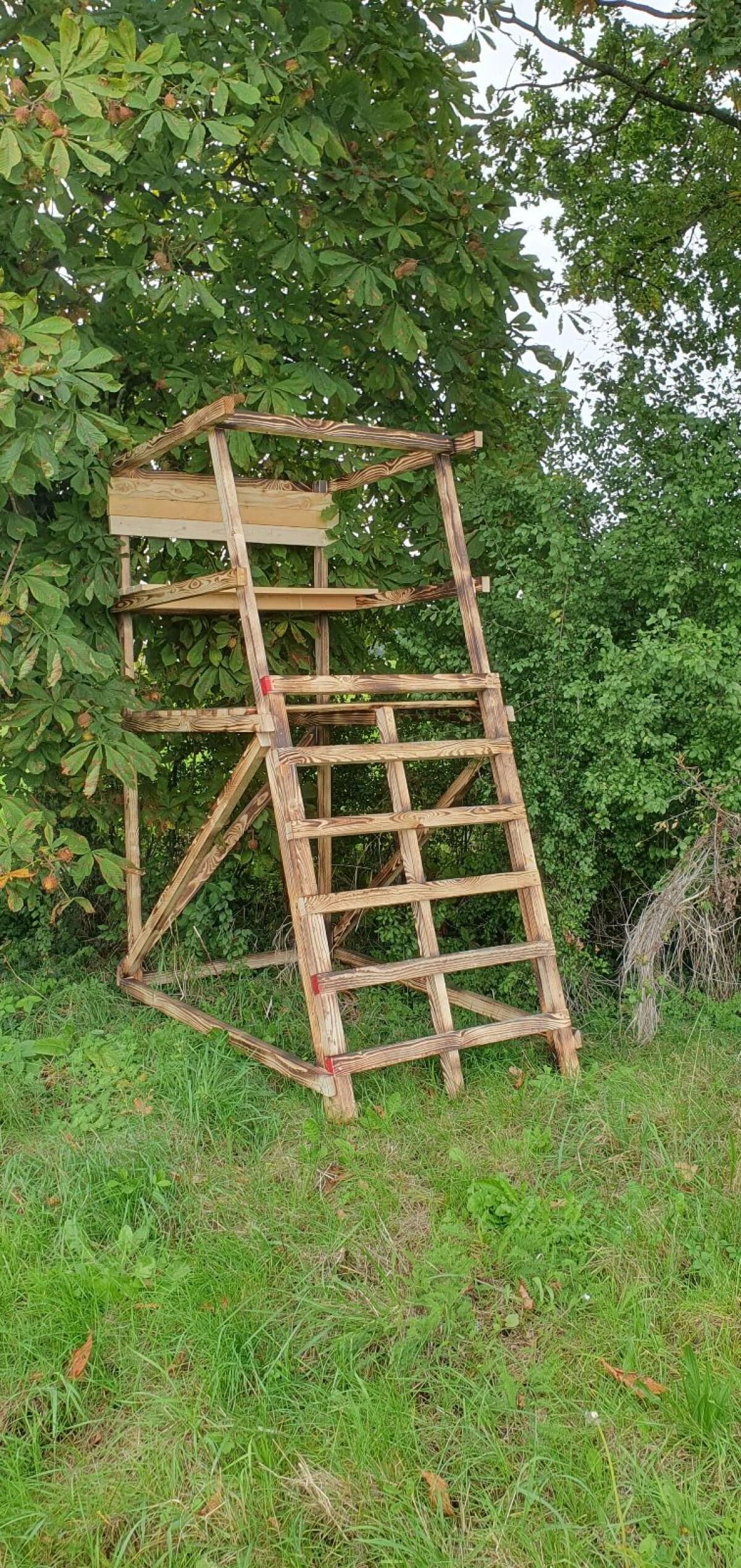 Jagd, Hochsitz, Drückjagdbock, Ansitzleiter 1