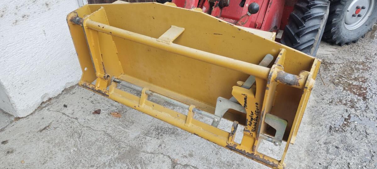 Adapter Schäffer auf Euro Aufnahme, Hoflader Teleskoplader 1
