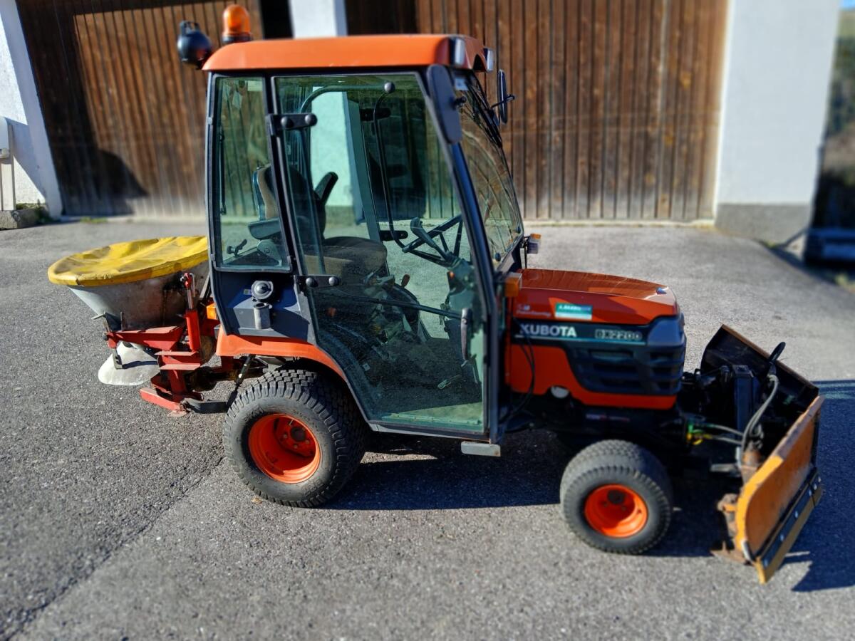 Kubota BX2200 Diesel Allrad Schneepflug Schneefräse Mähwerk 2