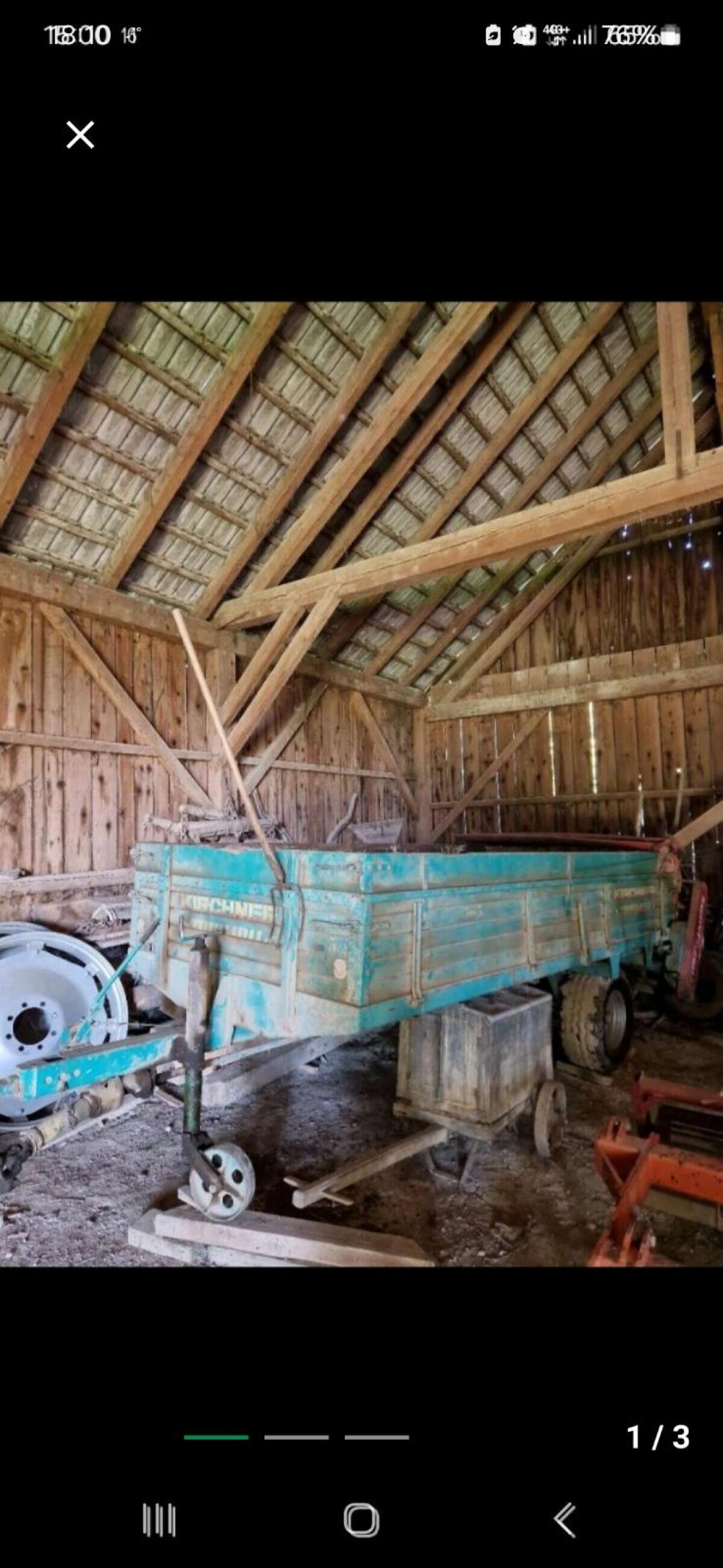 Miststreuer Kirchner 4 t Nutzlast 1