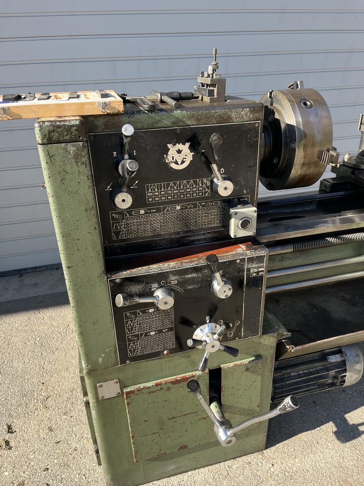 Voest DA 210 Drehbank Drehmaschine, ähnlich Colchester Emco 2