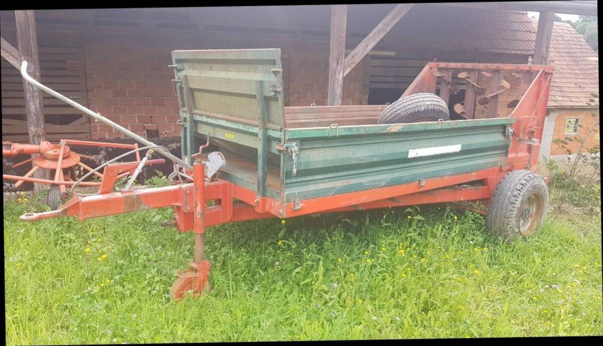 Bergmiststreuer Krobath Farmland Typ FLB, 3,2 t, Nr. 90365 1