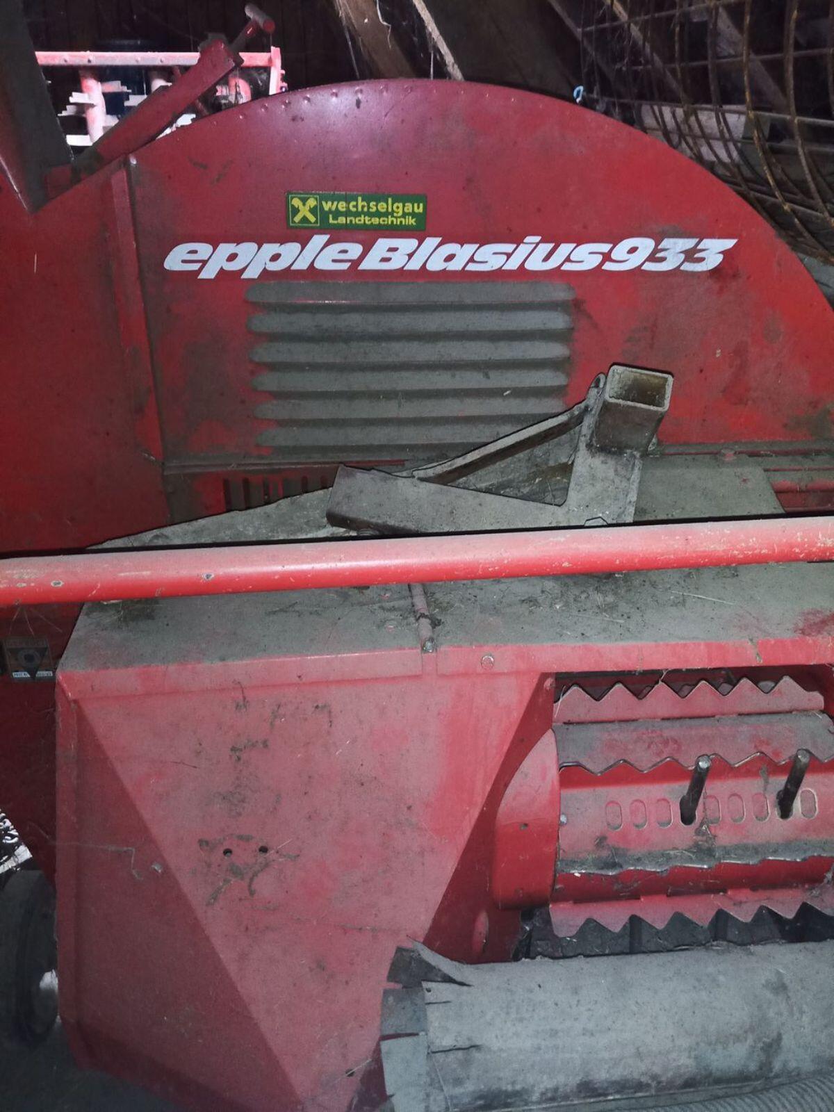 Gebläsehäcksler Epple Blasius 933 1