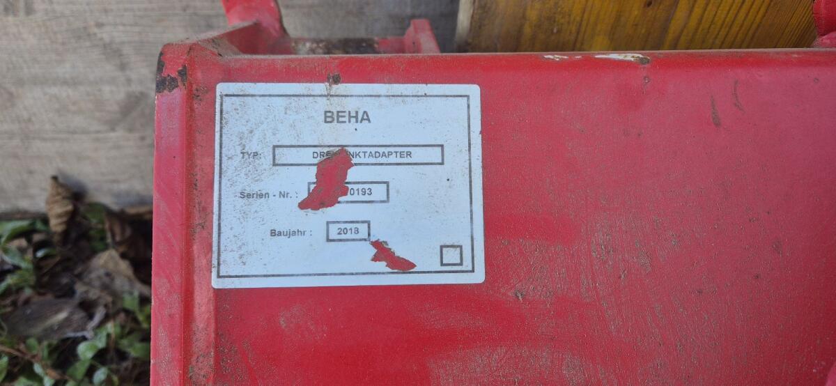 Adapter Euro auf Dreipunkt 3