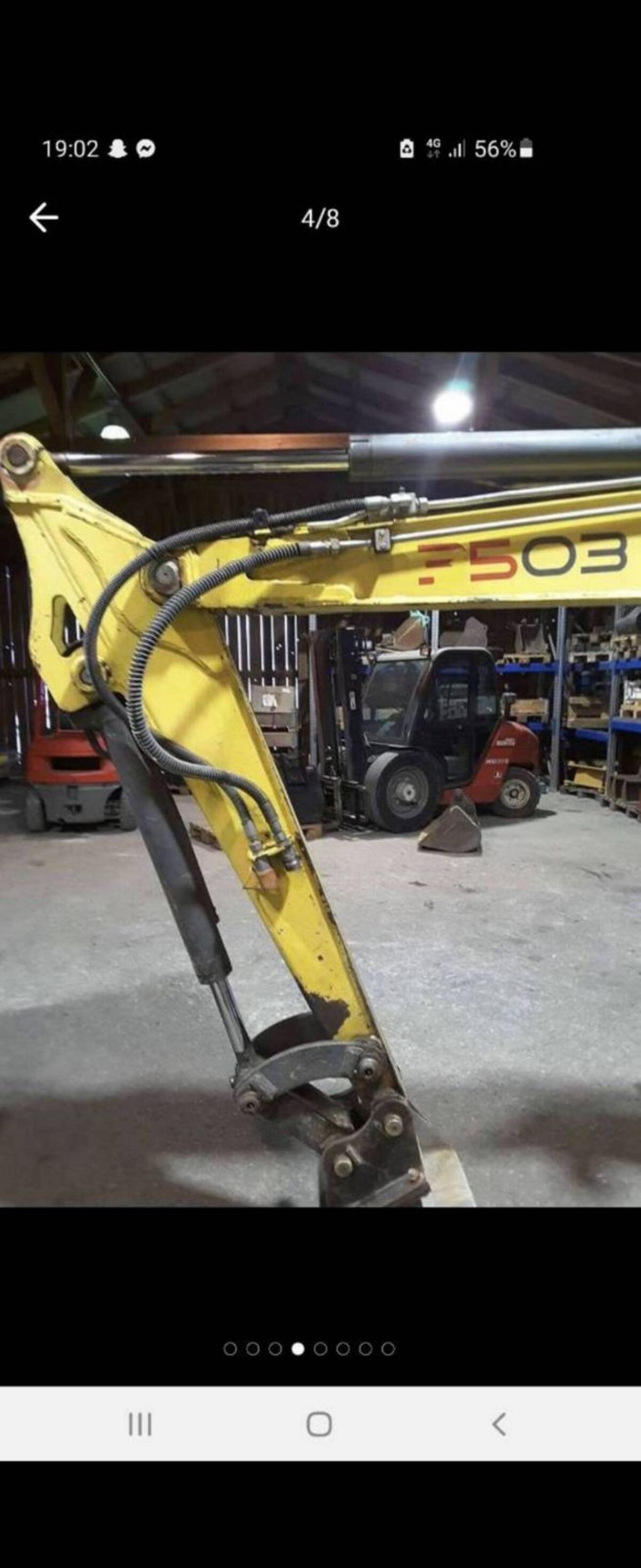 Bagger Wacker Neuson 3505, Hydromeißel wie neu 3