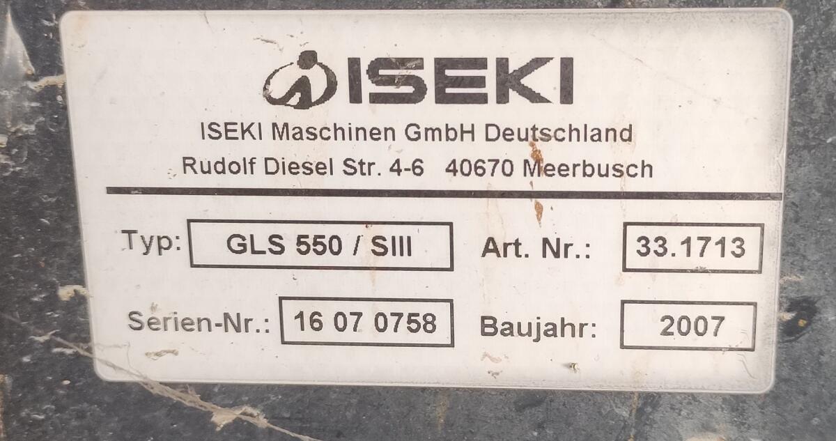 ISEKI Mähwerk + Laubsauger 2