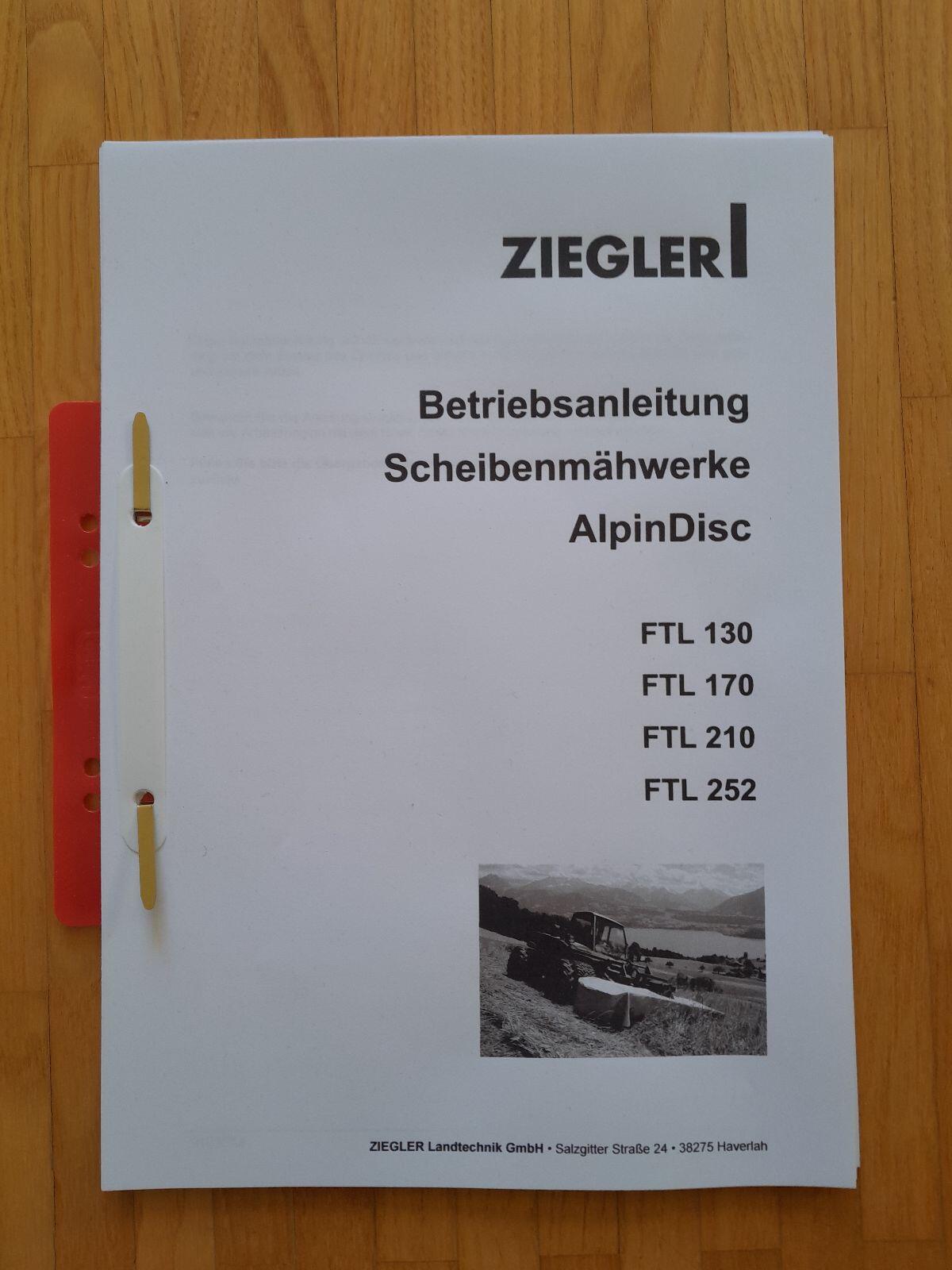 Mörtl, Ziegler, Farmland FTL Betriebsanleitung. 1