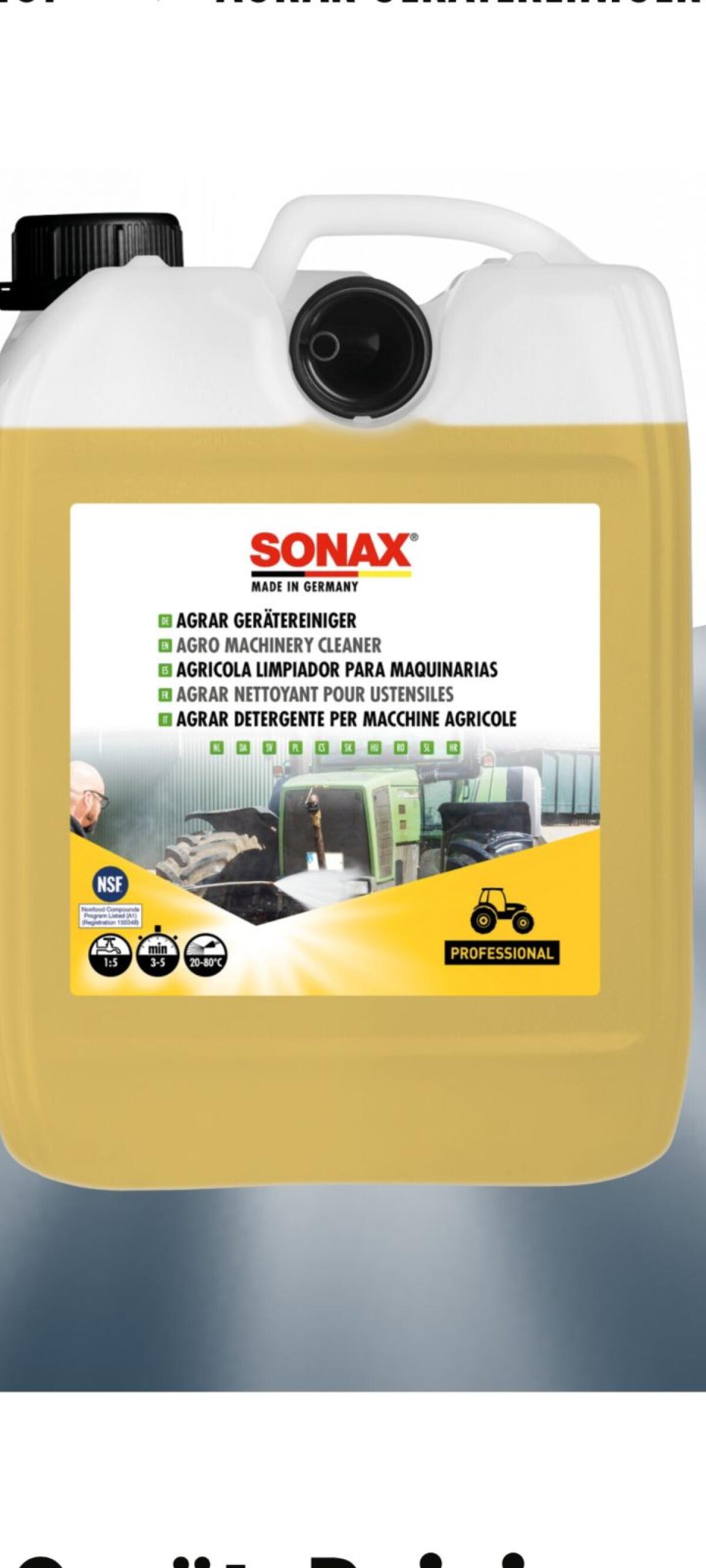 5 l Kanister Sonax Agrar GeräteReiniger 1