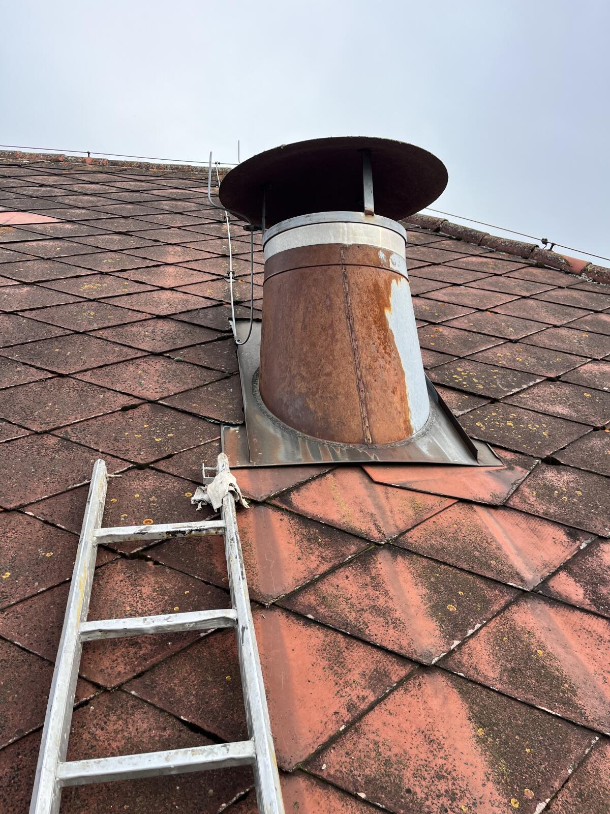 Stallentlüftung, Entlüftungsrohre, Abluftkanal 1