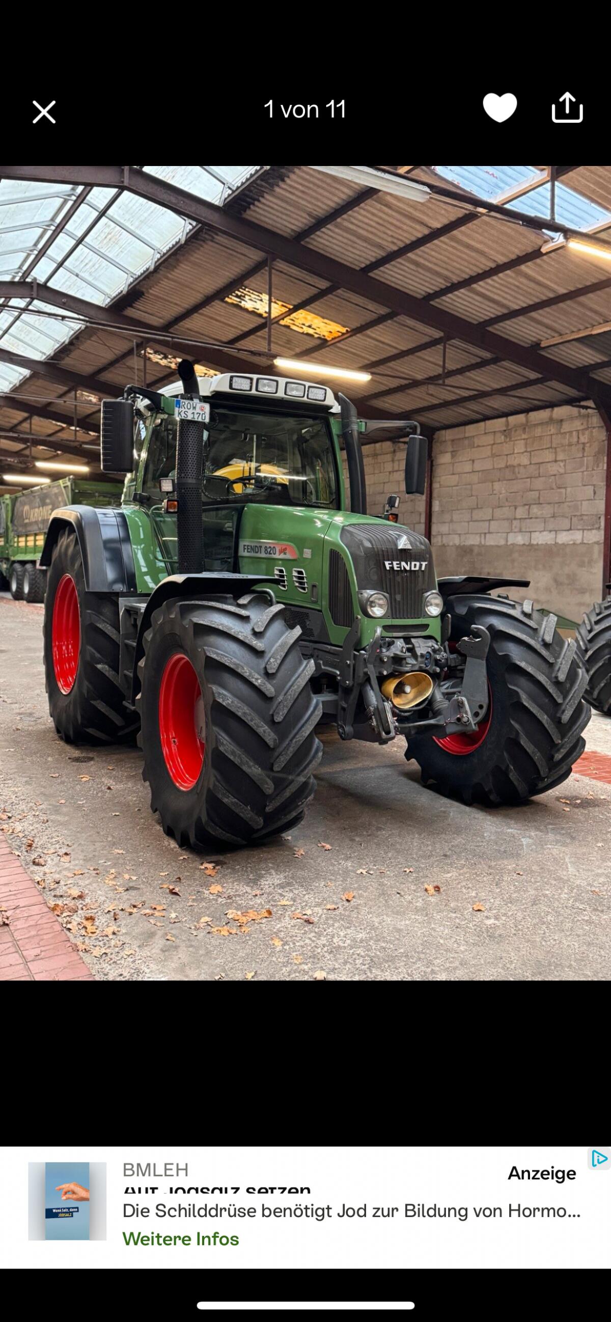 Fendt 820 Vario TMS 1