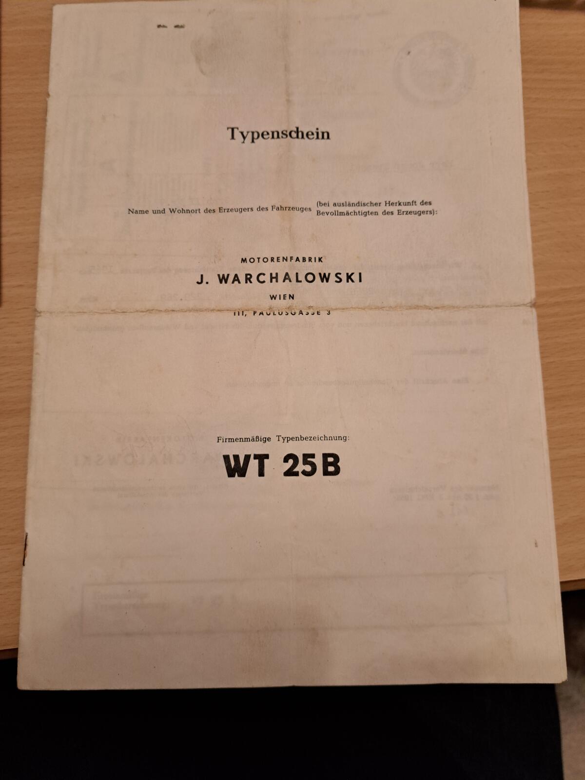 Warchalowski WT 25 B 1