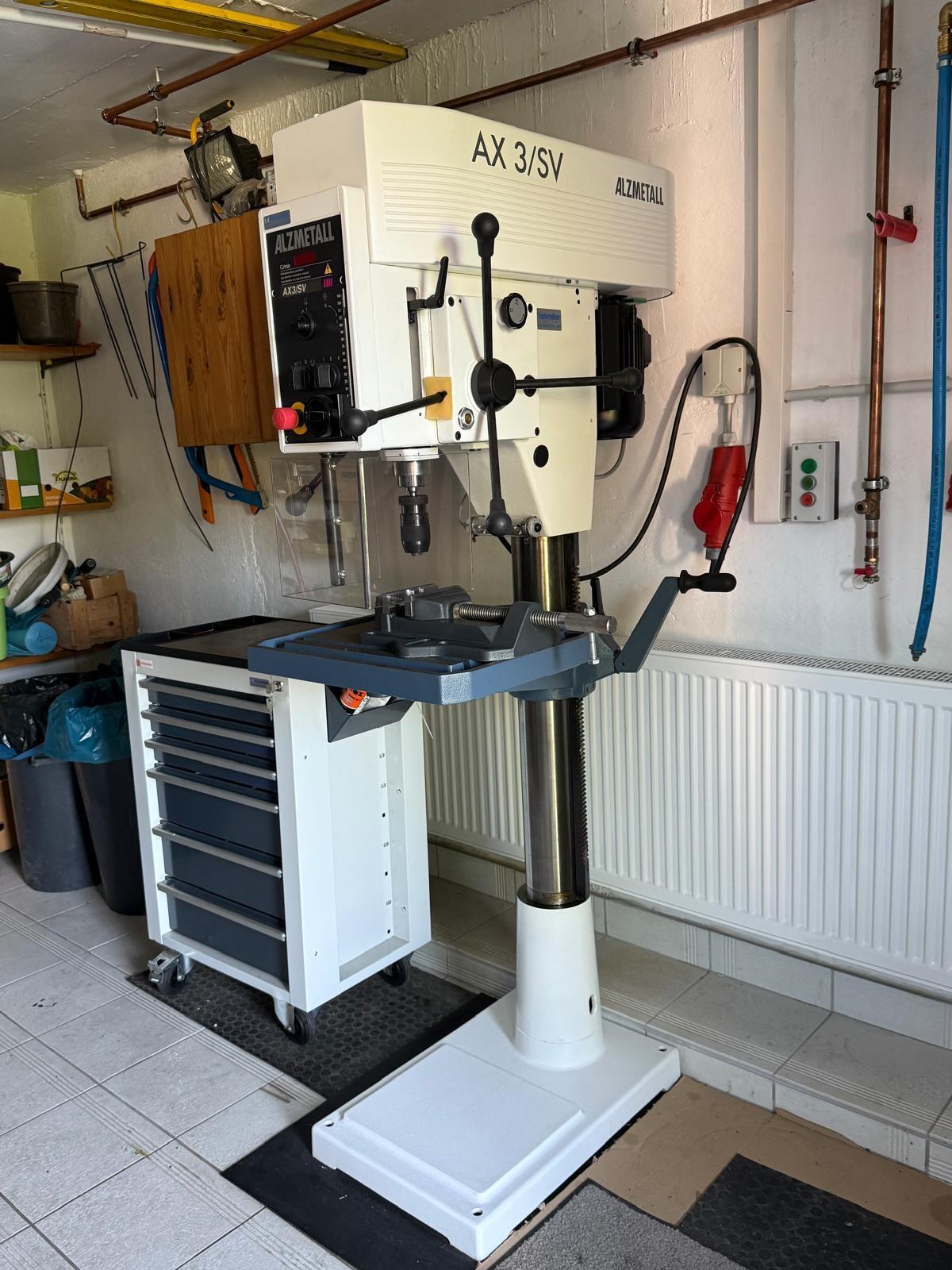 Ständerbohrmaschine Säulenbohrmaschine Alzmetall AX 3/SV 3