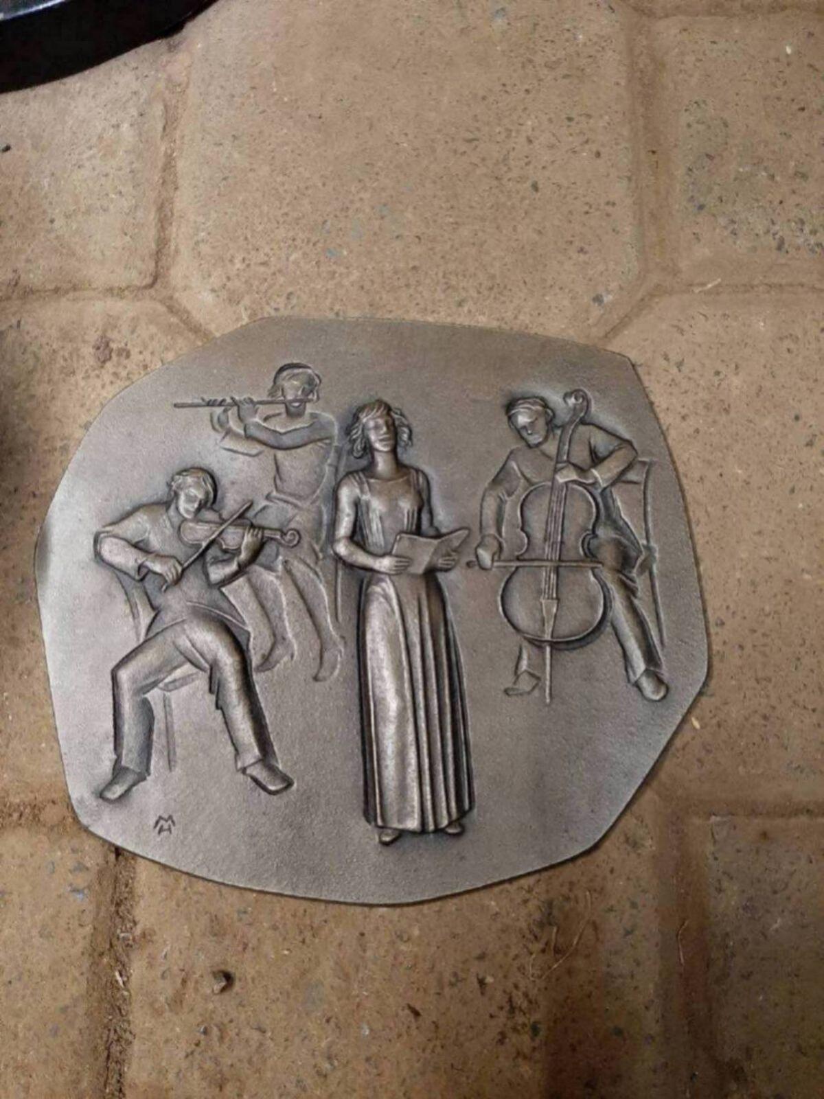 Metallbild Musiker 1