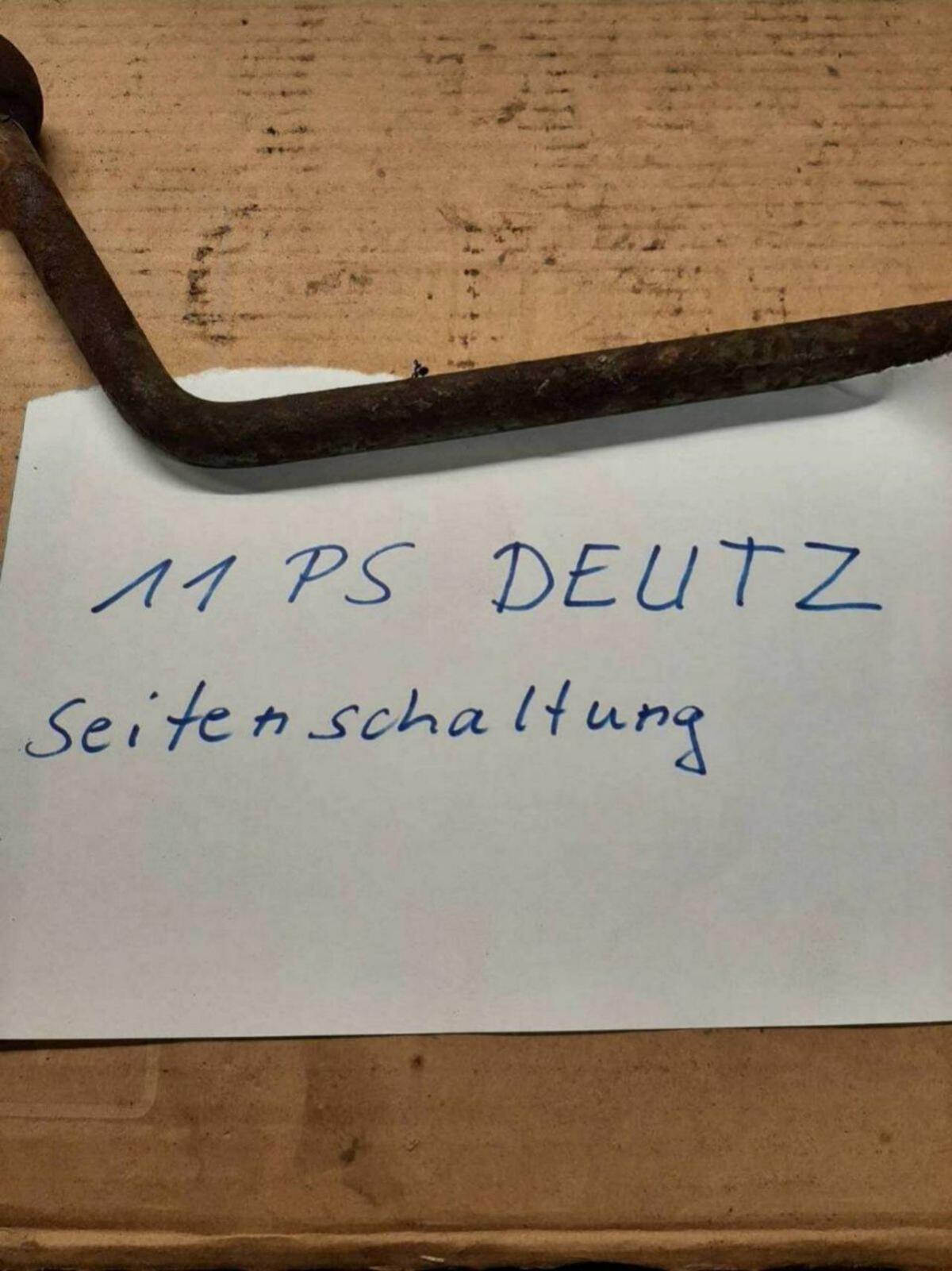 Schalthebel 11 PS Deutz Seitenschaltung 1