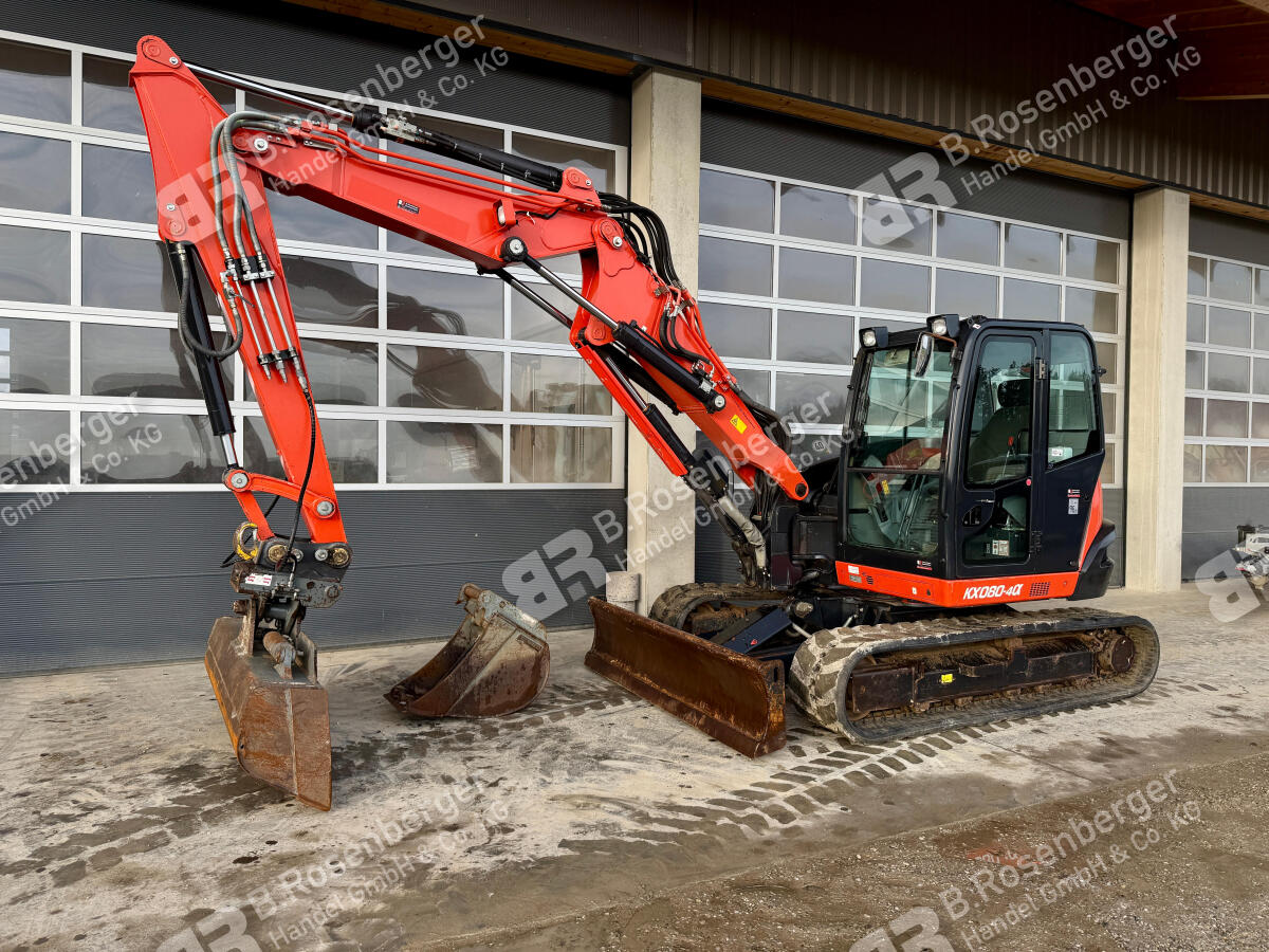 Kubota KX080-4 Verstellausleger, nur 2.275 Bstd., Klima, TOP 1