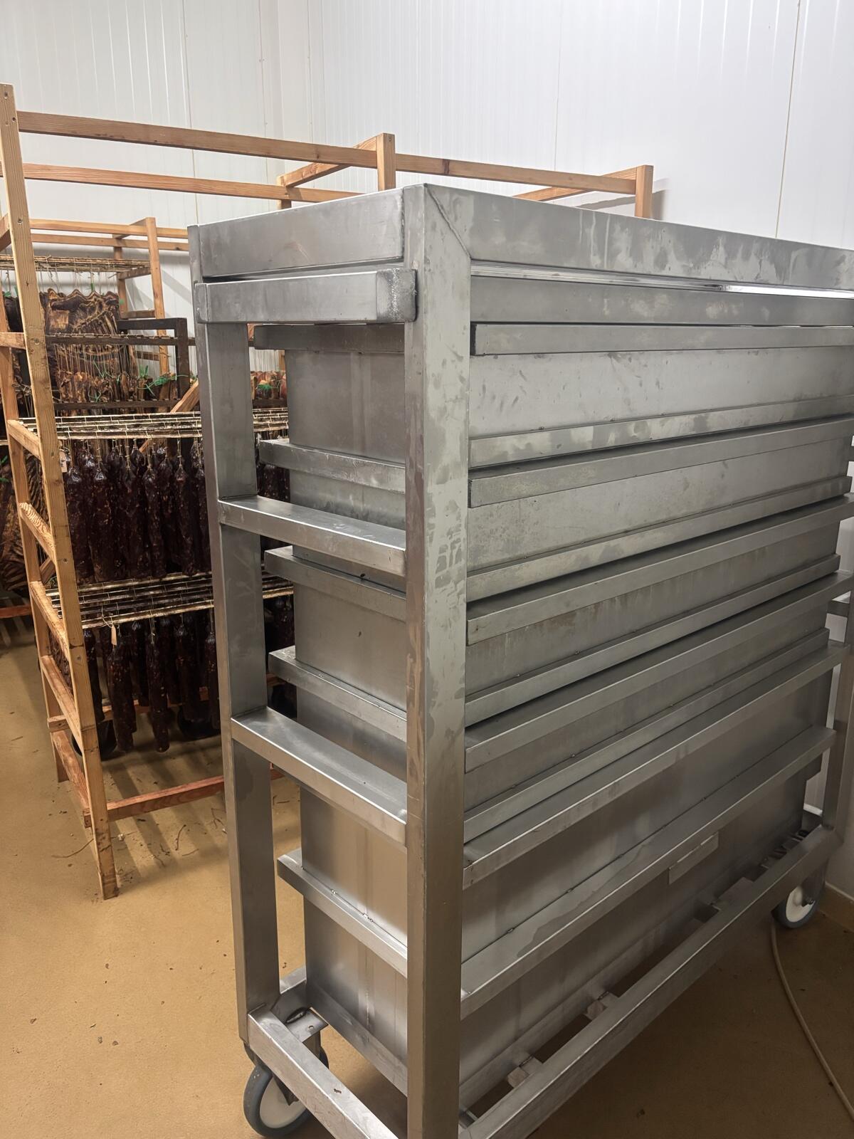 Speckpresse Edelstahl 3