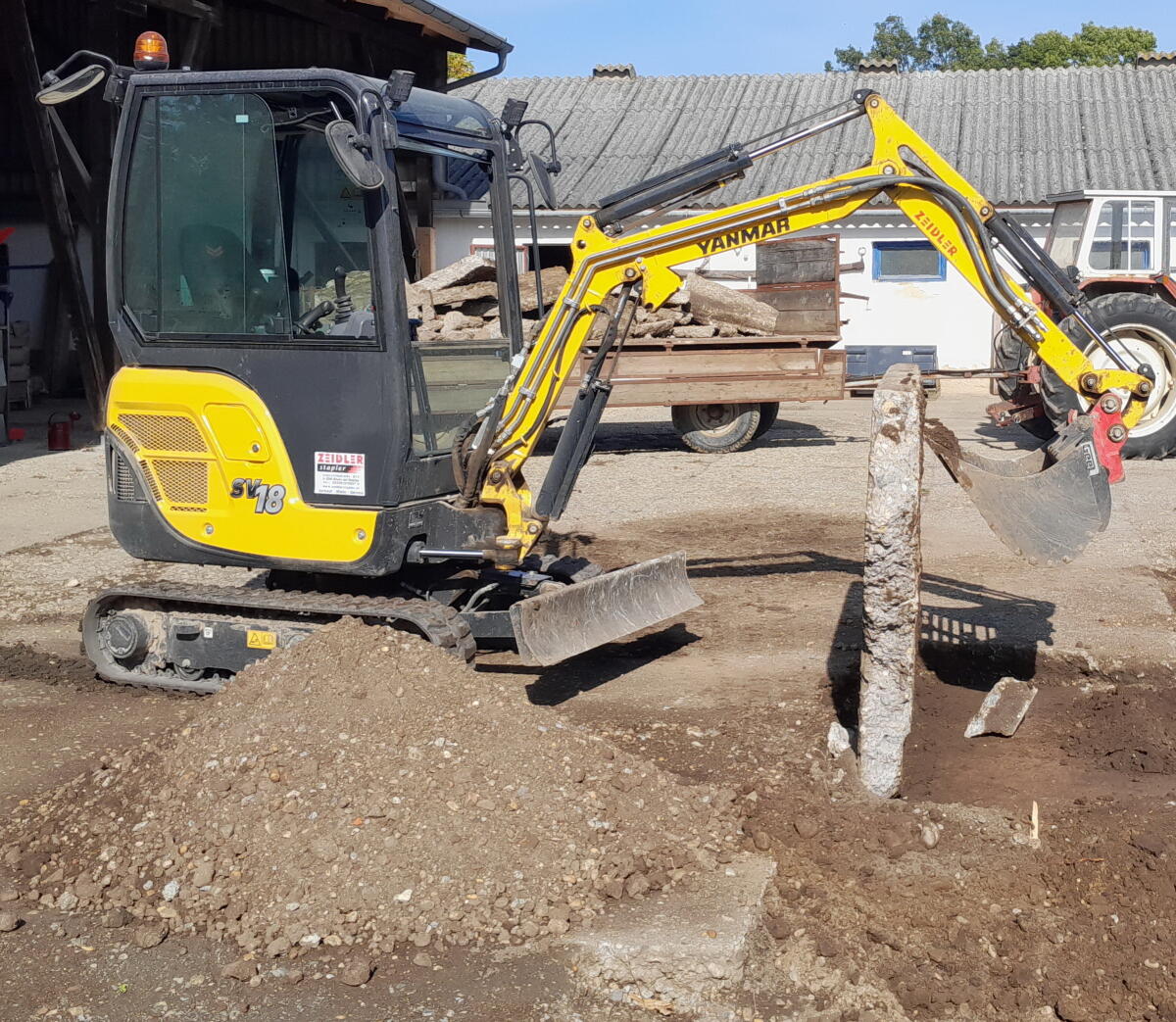 Minibagger Yanmar SV18 Advance inkl. Zubehör 1