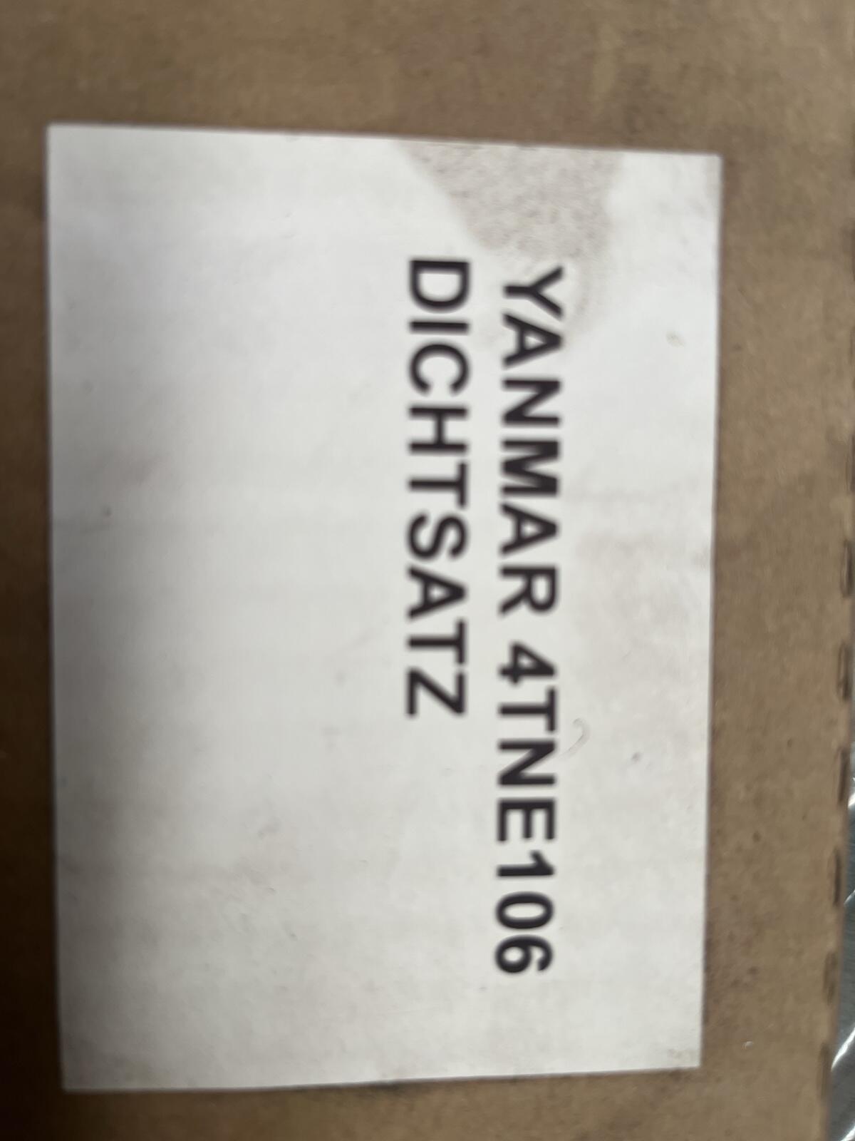 Yanmar 4TNE106T Neuson 12002, Gehl, Takeuchi, Komatsu 4D106T 2