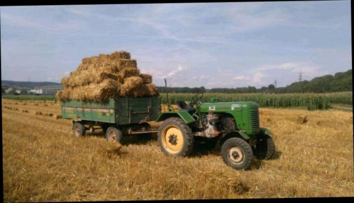 Stroh Kleinballen, nicht x-fach gespritzt, Naturfasergarn 1