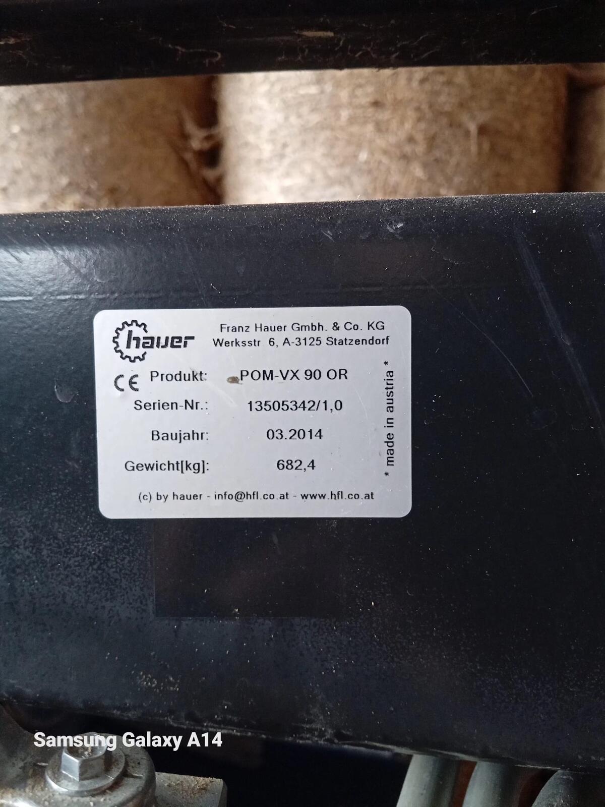 Hauer Frontlader ePOM-VX 90 QR 2