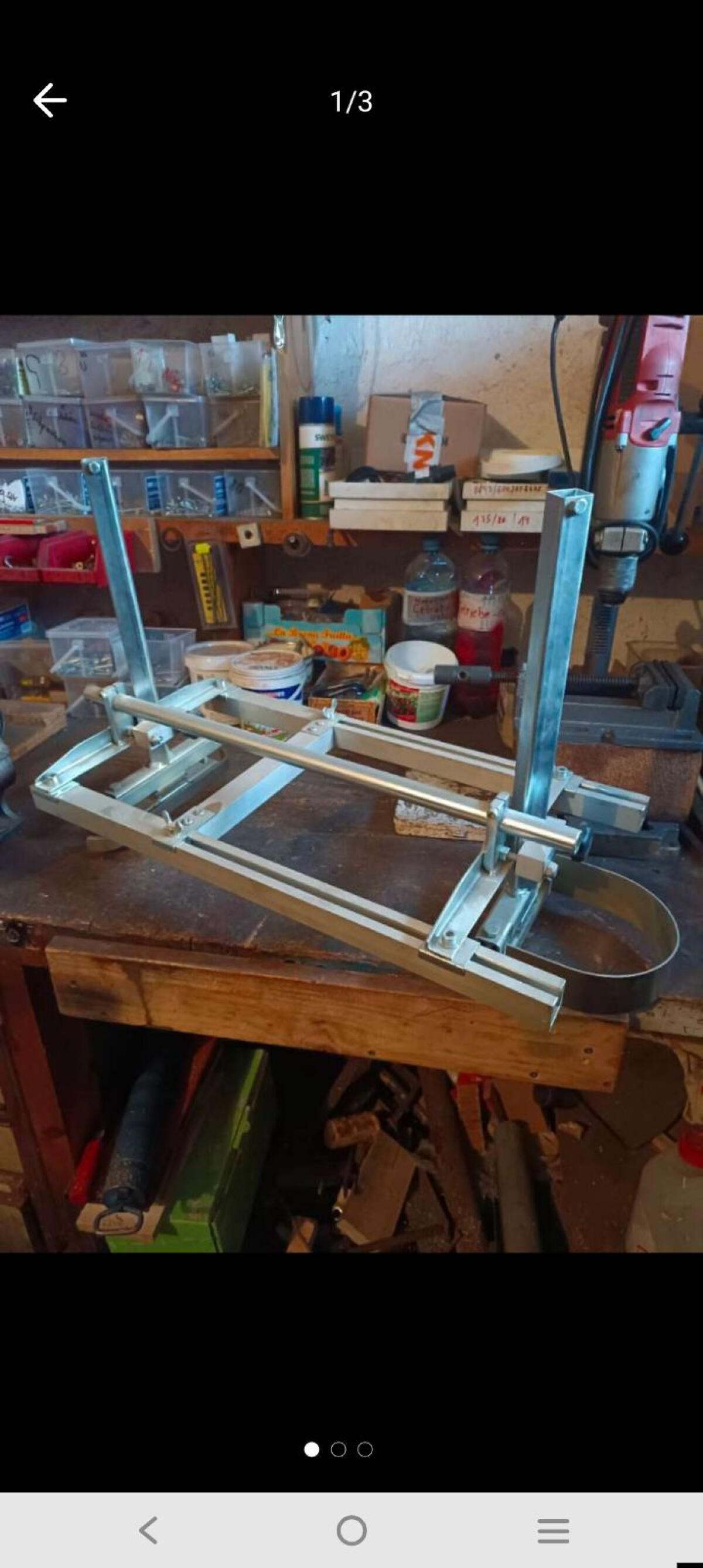 Sägewerk Motorsäge 1