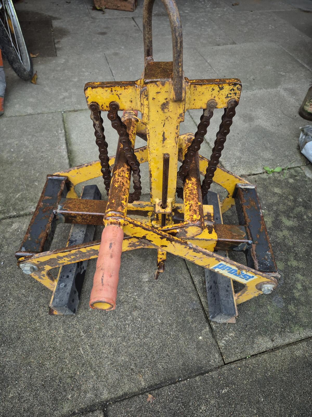 Rabattengreifer, Versetzzange, Bordsteinzange Probst TSZ 1 350 kg 1