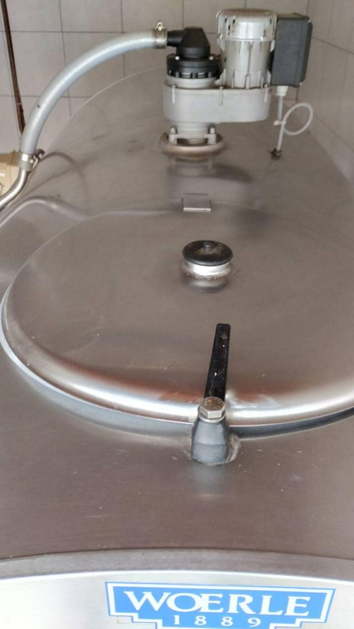 Milchtank, Kühlung, 2.000 l 3