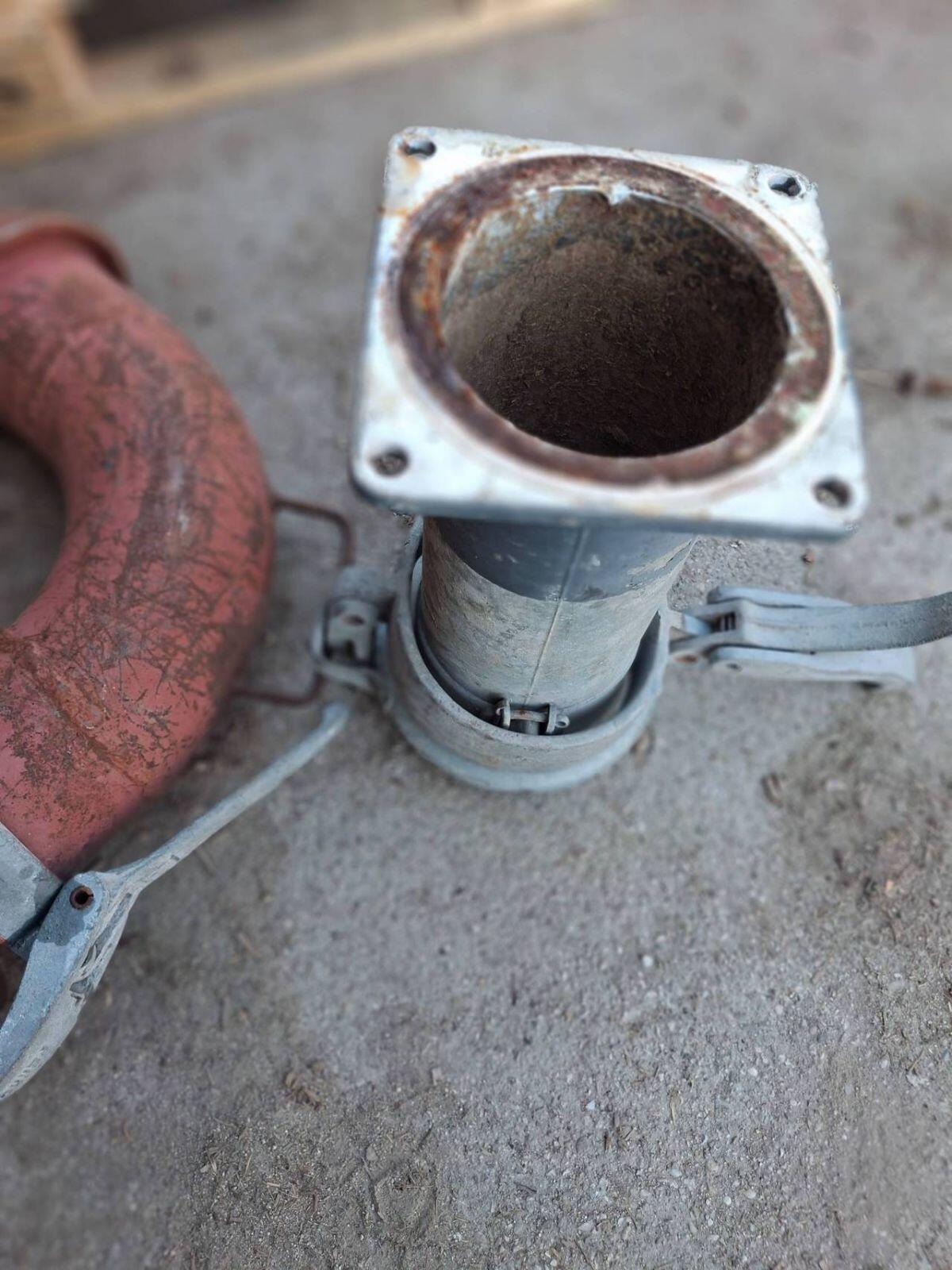 Gülleteile Perrot 5 Zoll Bogen und 5 Zoll Anschlussstück 3