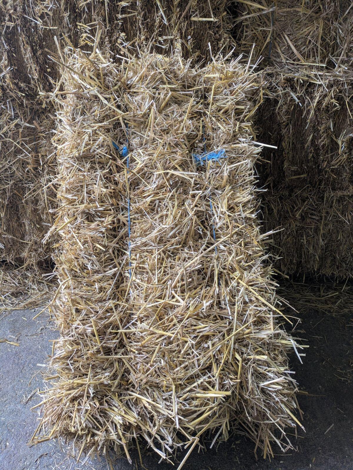 Stroh Kleinballen Strohballen 1