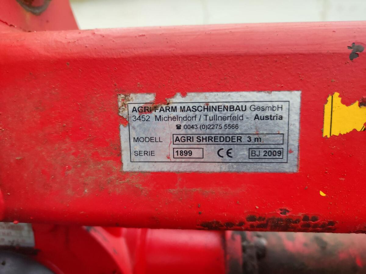 Häcksler Agri Farm 3 m 2