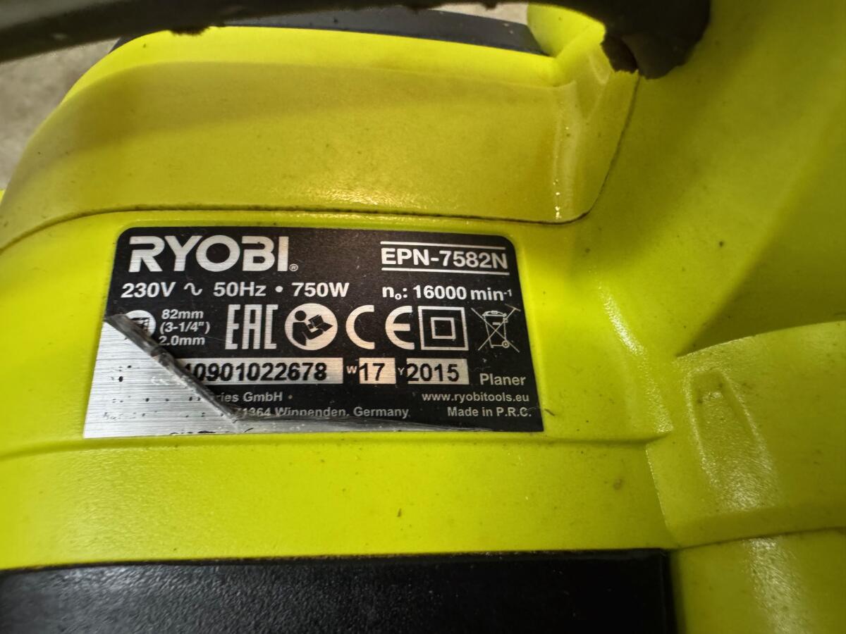 Ryobi el. Handhobel, Falzhobel 2