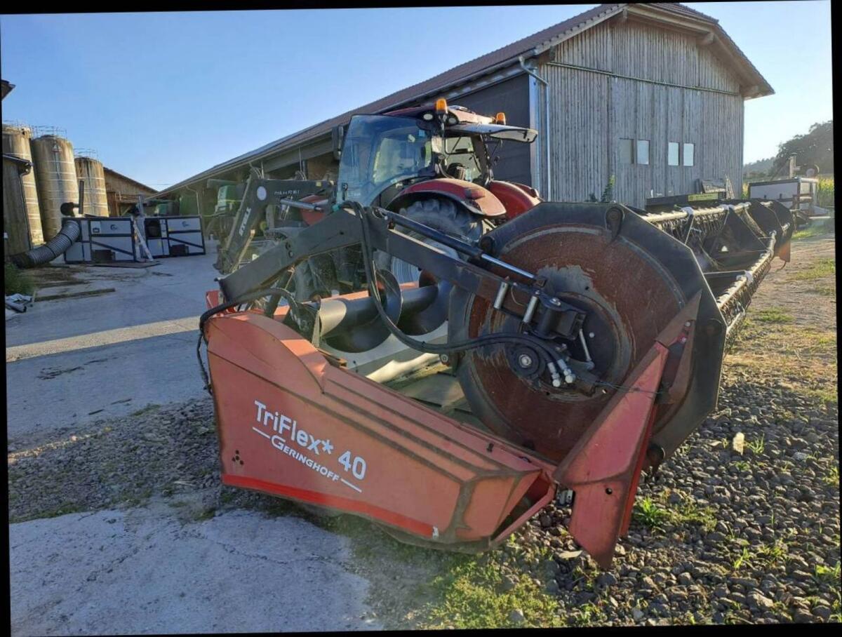 Teileträger Geringhoff Triflex 40, 12,3 m Draper Schneidwerk 2