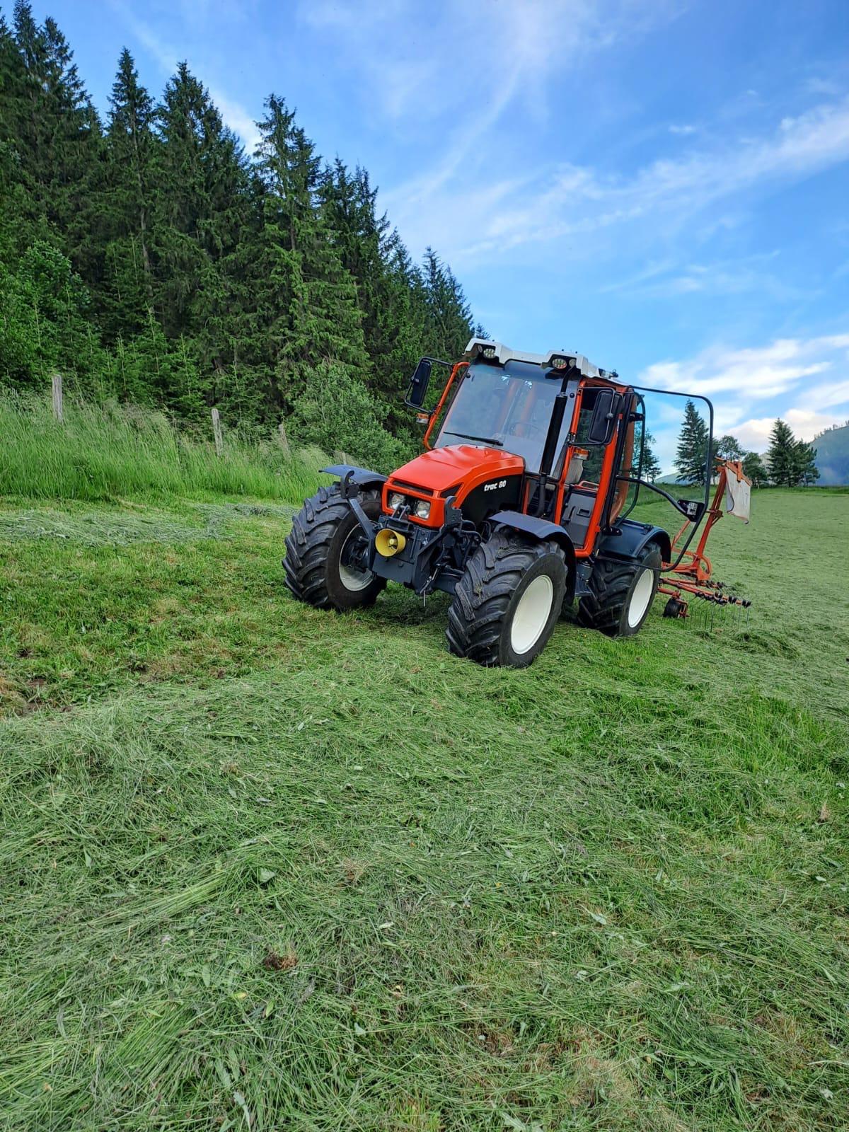 Geschickter Bergtraktor, Vierzylinder Deutz Trac Systra 80 1