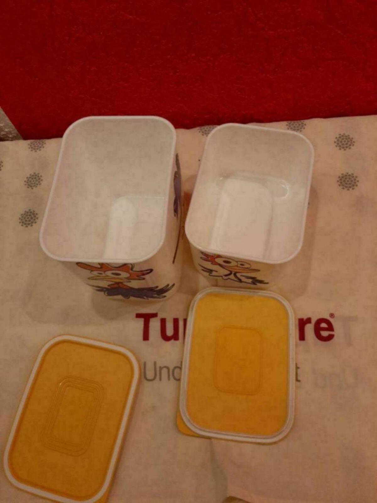 2 Tupperware Müsli-Dosen 2