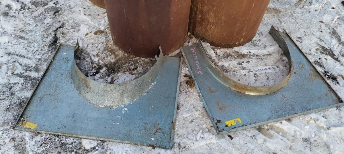 Isolierter Abluftkamin, Stallentlüftung, Heubelüftung 2