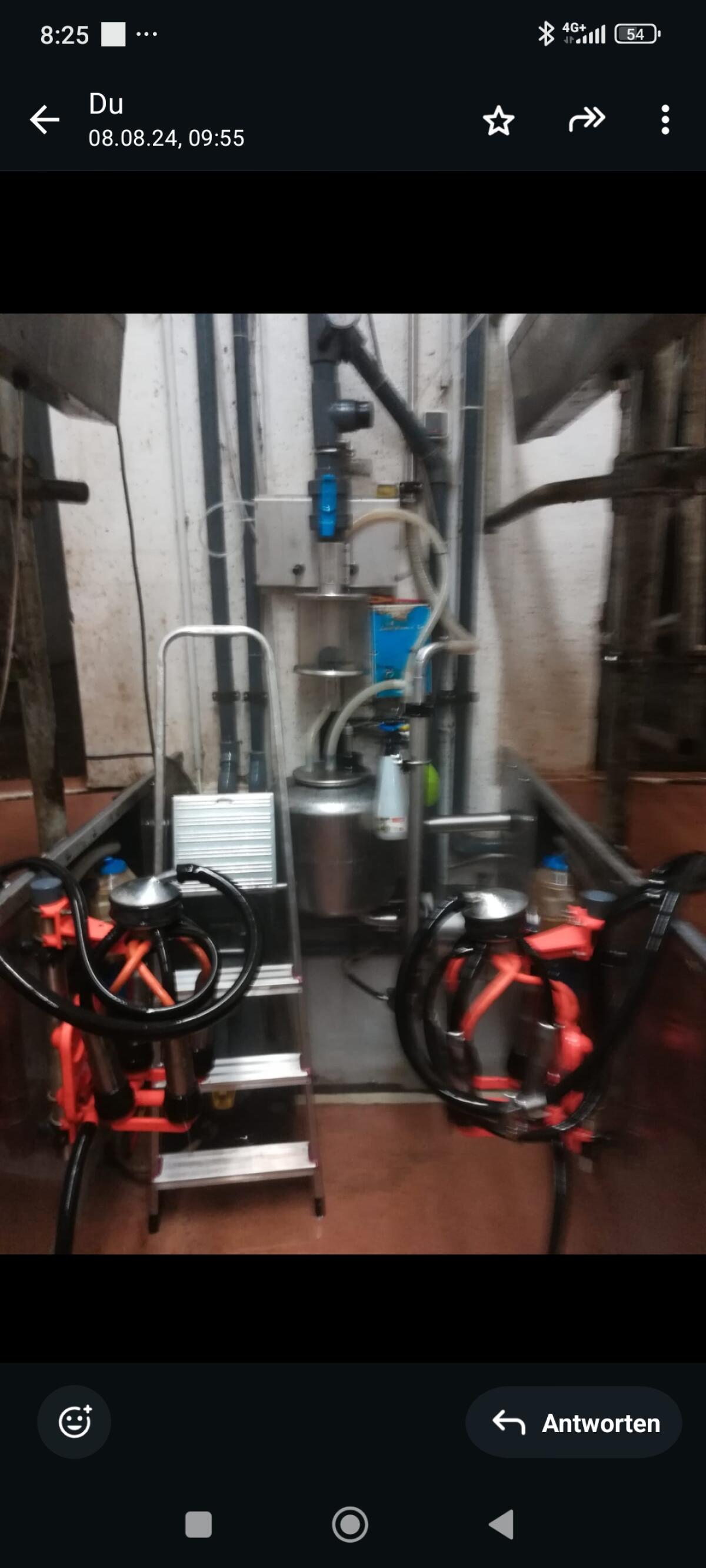 Verkaufe Doppel-Vierer Melkstand und Milchtank 2