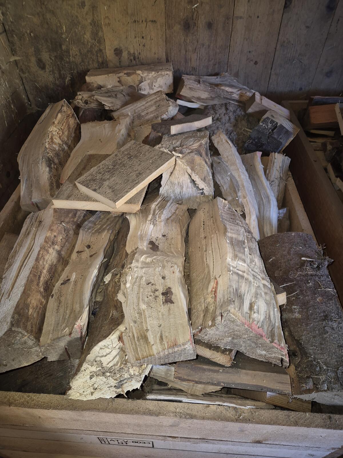 Ofenholz trocken und geschnitten 3