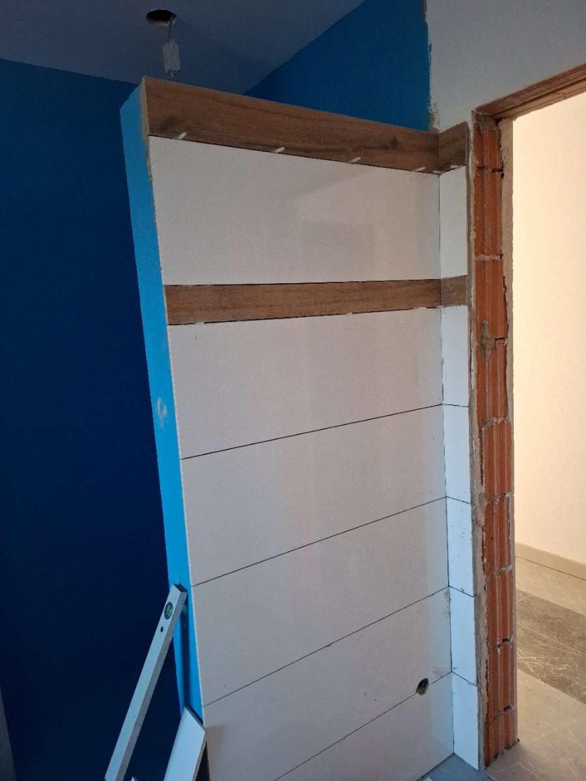 Wandfliesen 90x30 weiß 3