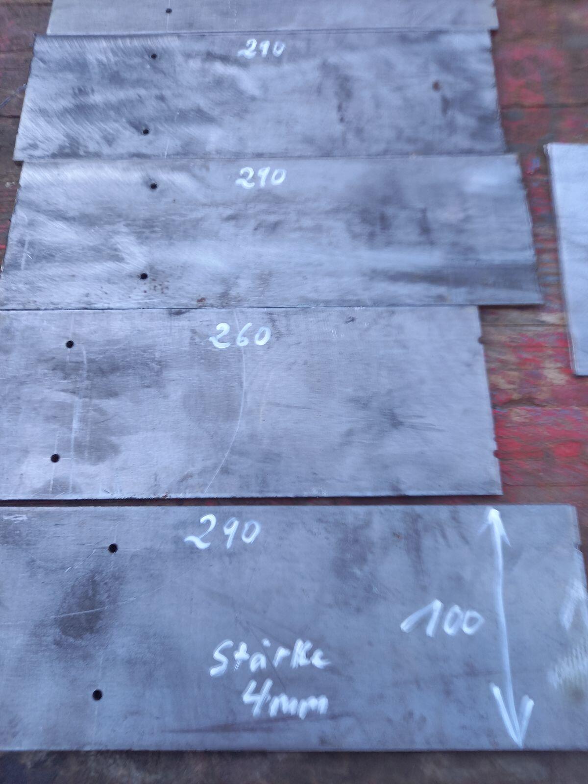 4 mm und 2 mm Restbleche 2