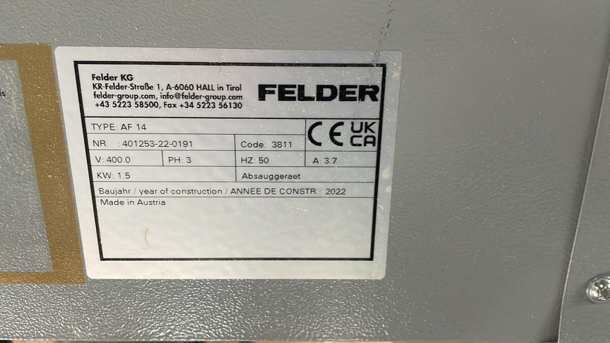 Felder AF 14 Absaugung 2