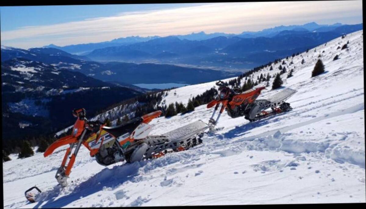 KTM EXC 520 mit Raupenfahrwerk 2