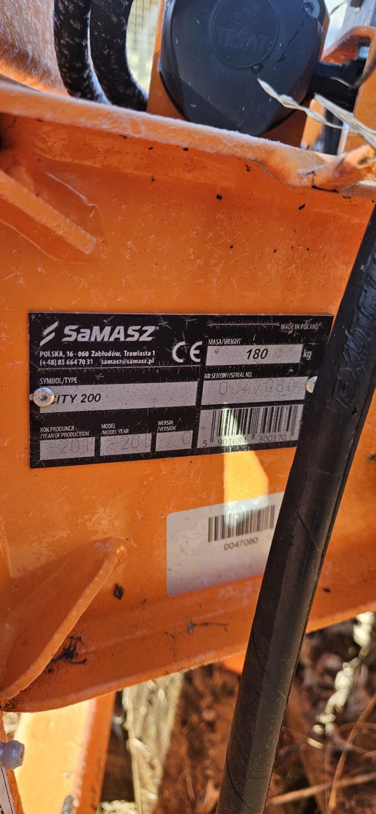 Samasz City 200 Vario Schneepflug 3