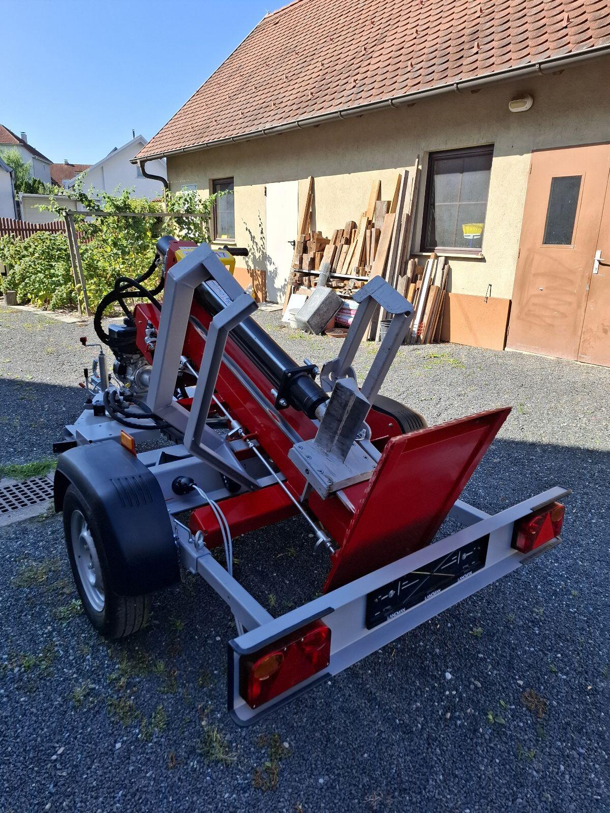 Holzspalter Lancman 17 t PKW Anhänger fast neuwertig 3