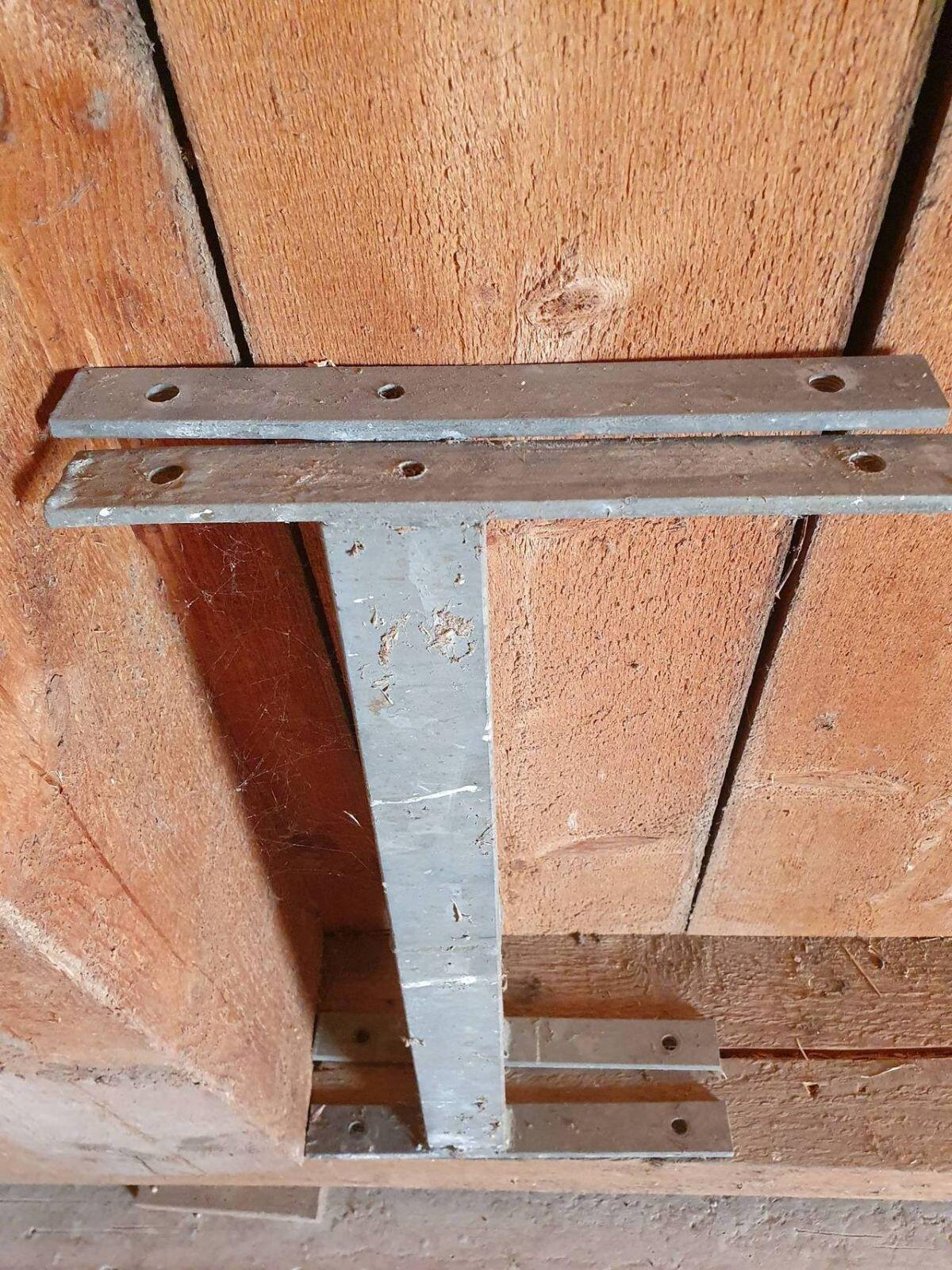 Schwerlastregal, Regalträger verzinkt 2